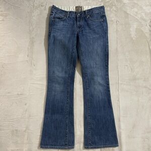 Rich & Skinny Bootcut Jeans Womens 29 Low Rise Y2K Blue‎ Denim Vintage